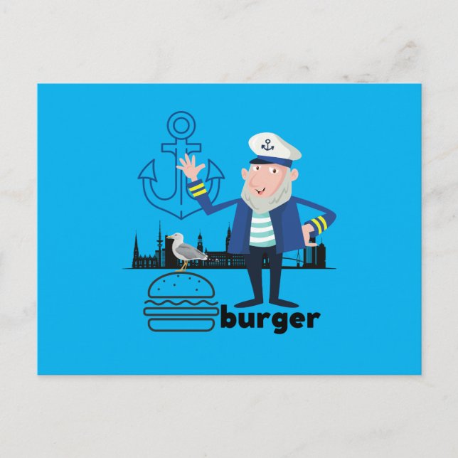 Hamburg Postcard :) Vykort (Framsida)