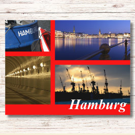Hamburg Postkarte Vykort
