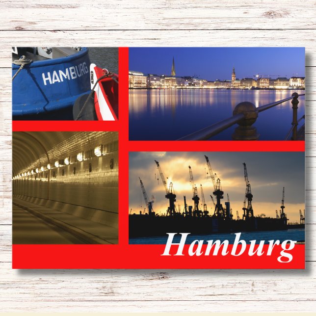 Hamburg Postkarte Vykort (Skapare uppladdad)