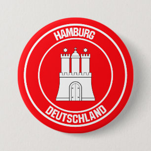 Hamburg Round Emblem Knapp