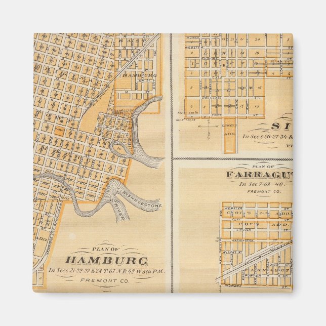 Hamburg, Sidney, Farragut Magnet (Framsidan)