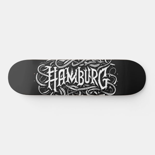 Hamburg Skateboard Deck - Heavy Metall Music (Horz)