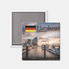 Hamburg Souvenir Magnet
