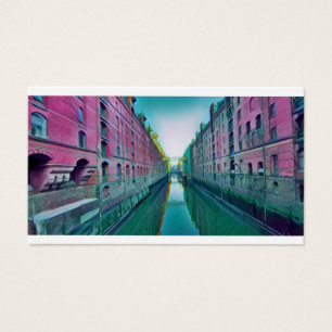 Hamburg Speicherstadt Artwork Visitkort