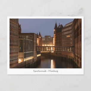 Hamburg Speicherstadt Vykort