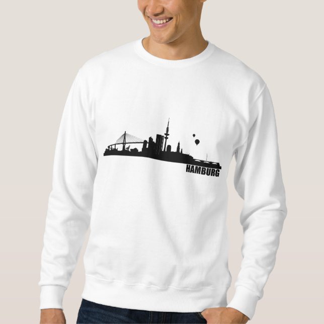 Hamburg stad långärmad tröja (Framsida)