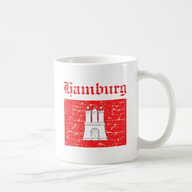 Hamburg stadsdesigner kaffemugg (Höger)