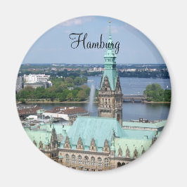 Hamburg Town Hall Magnet