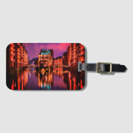 Hamburg Tyskland Bagagebricka