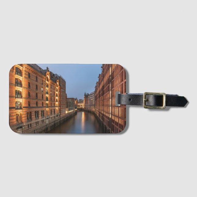 Hamburg Tyskland Bagagebricka (Framsida horisontal)