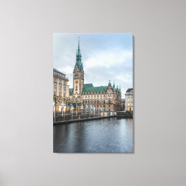 Hamburg Tyskland Canvastryck
