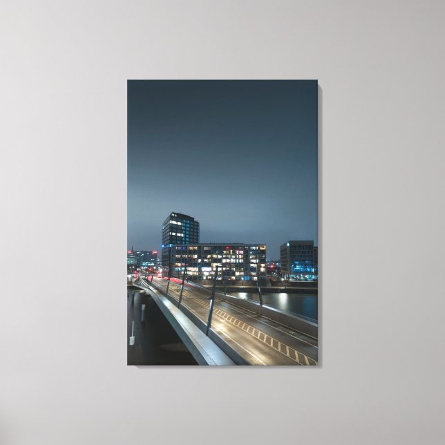 Hamburg Tyskland Canvastryck (Framsida)