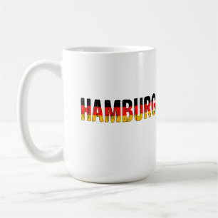 Hamburg Tyskland Kaffemugg