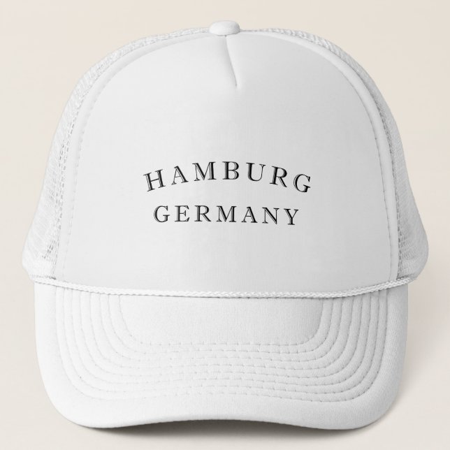 Hamburg Tyskland Keps (Framsida)