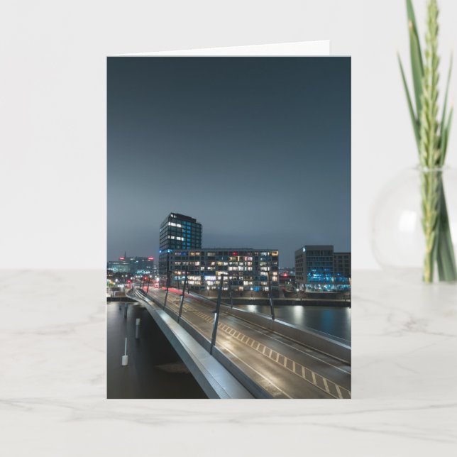 Hamburg Tyskland Kort (Framsida)