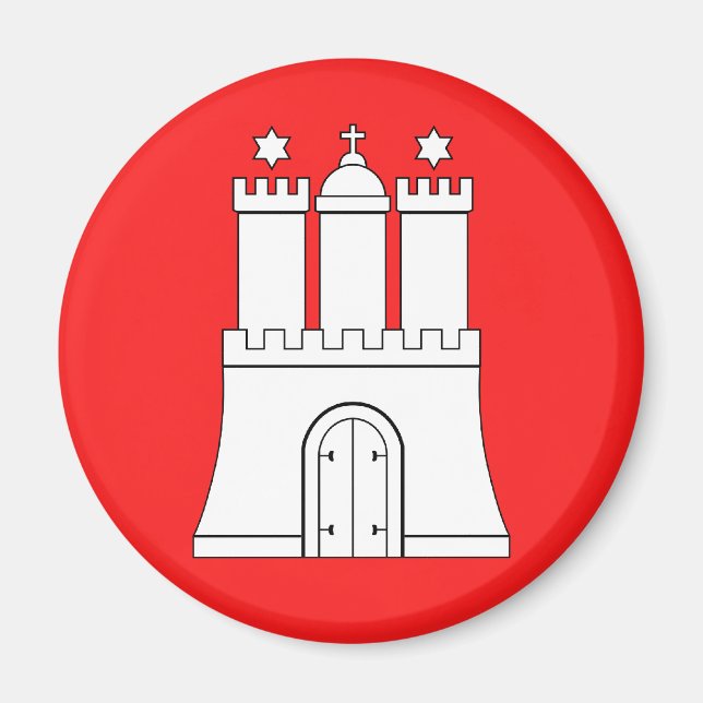 Hamburg, Tyskland Magnet (Framsidan)