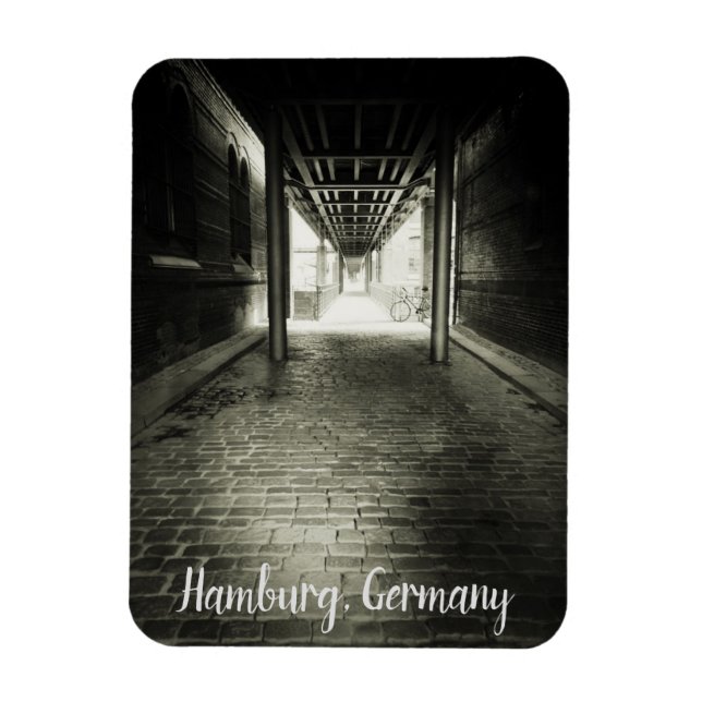 Hamburg Tyskland Magnet (Vertikal)
