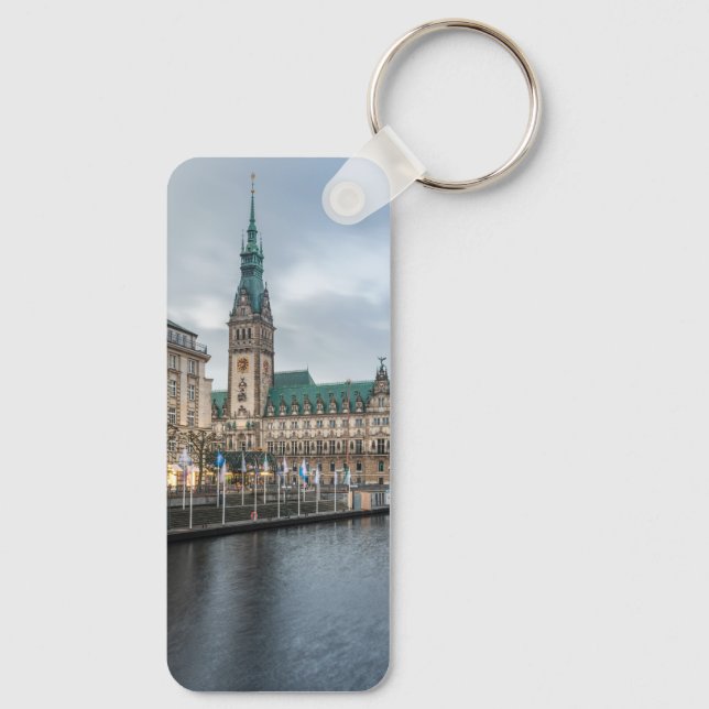 Hamburg Tyskland Nyckelring (Baksida)