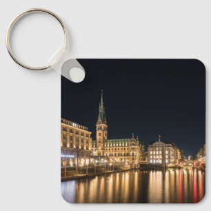 Hamburg Tyskland Nyckelring
