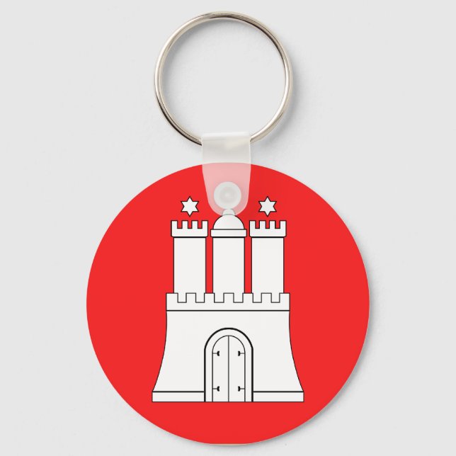 Hamburg, Tyskland Nyckelring (Framsida)