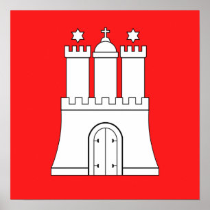 Hamburg, Tyskland Poster