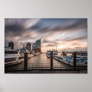 Hamburg Tyskland Poster