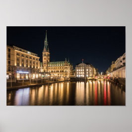 Hamburg Tyskland Poster