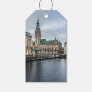 Hamburg Tyskland Presentetikett