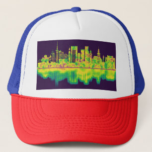Hamburg Tyskland Skyline Keps