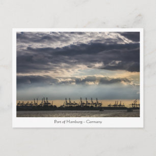 Hamburg Tyskland Vykort