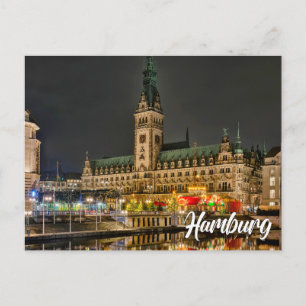 Hamburg, Tyskland Vykort