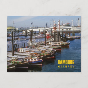 Hamburg Tyskland Vykort
