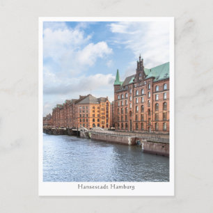 Hamburg Tyskland Vykort