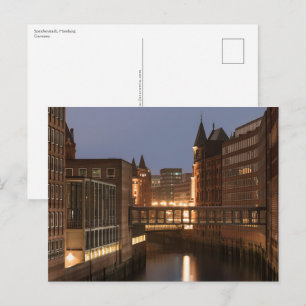 Hamburg Tyskland Vykort