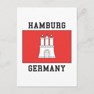 Hamburg Tyskland Vykort