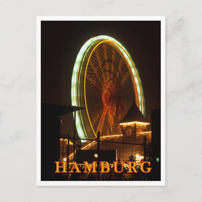 Hamburg, Tyskland Vykort (Framsida)
