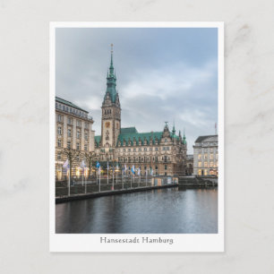Hamburg Tyskland Vykort