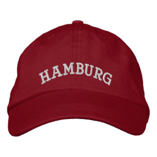 Hamburg, Tysklandare basjusterbart hatt Broderad Keps