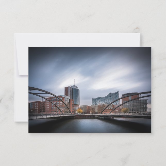 Hamburg-Tysklant kort (Framsida)