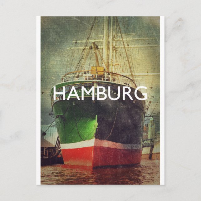 Hamburg Vykort (Framsida)