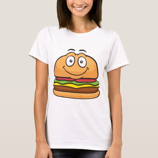 Hamburgare Emoji Tee (Framsida)