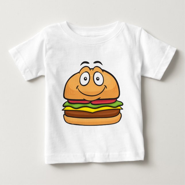 Hamburgare Emoji Tee (Framsida)