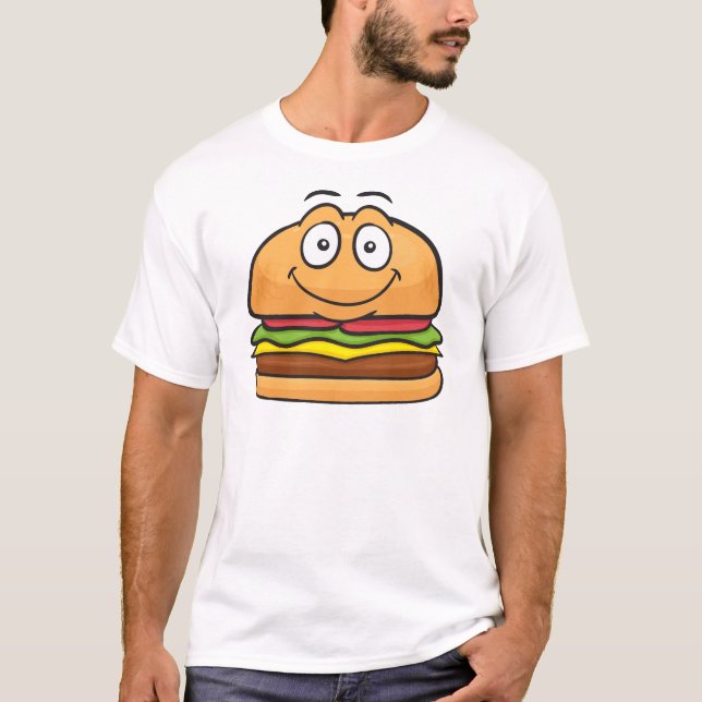 Hamburgare Emoji Tee (Framsida)