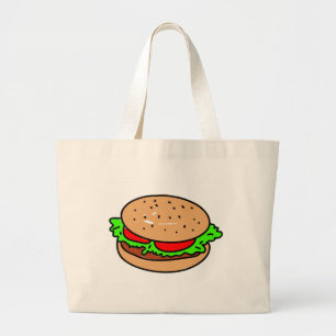 hamburgare jumbo tygkasse