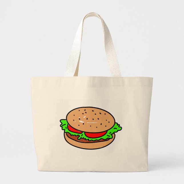 hamburgare jumbo tygkasse (Framsidan)