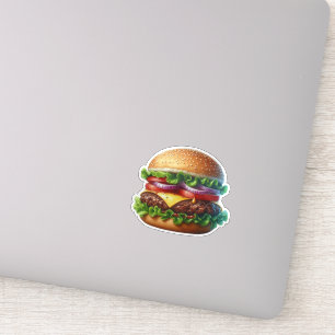 Hamburgare Klistermärken