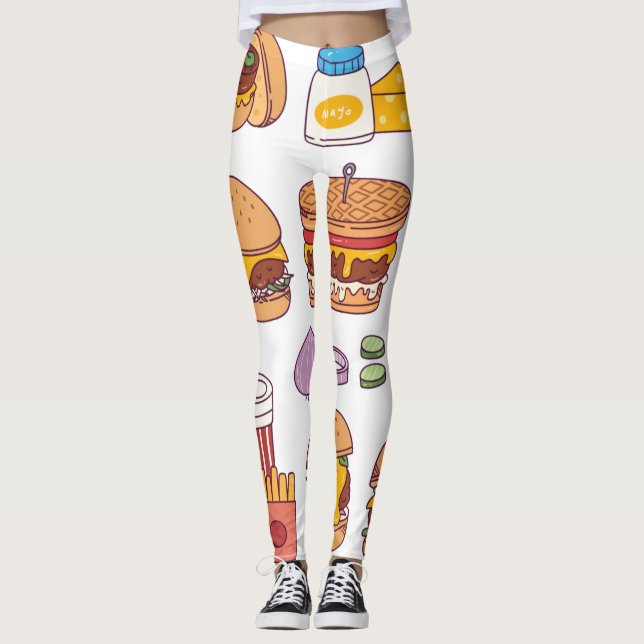 hamburgare leggings (Framsida)