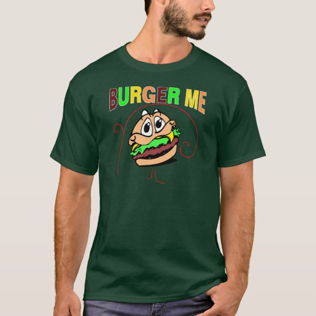Hamburgare mig tee shirt (Framsida)