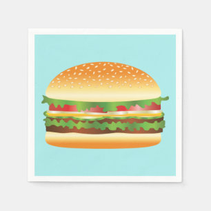 Hamburgare Pappersservett