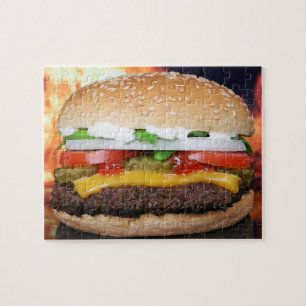 Hamburgare Pussel